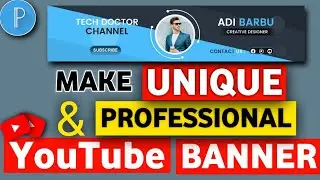 New😱Banner Design In 2023 । How To Make Professional Banner । YT Channel Banner Kaise Banaye।#banner