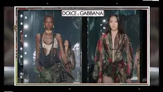 Dolce & Gabbana Spring Summer 2022 @Part5 Milan Fashion Week Fashion Show
