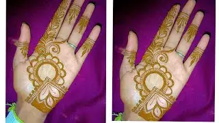 Beautiful and simple design 🤗🤗 #ashamehandidesignandcraft #easymehandidesign #mehandi #design 