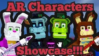 AR Characters Showcase!!! | Return to Animatronica | FNaF World RPG | Roblox