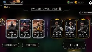 Twisted Tower FATAL 5 Battle Mortal Kombat Mobile Gameplay