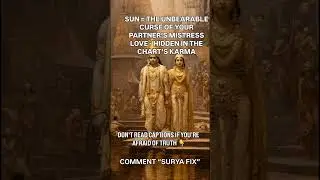 SUN = THE UNBEARABLE CURSE OF YOUR PARTNER&rsquo;S MISTRESS LOVE - HIDDEN IN THE CHART&rsquo;S KARMA