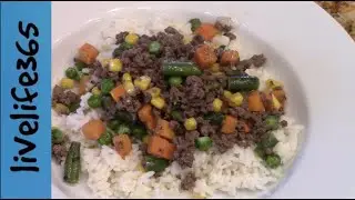 How to...Make Ground Bison & Veggies Over Rice (for Quarantine!)