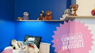 Une étagère lumineuse - LED et fixations invisibles