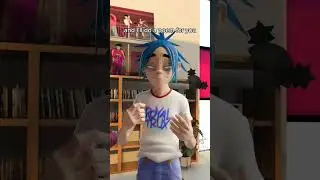 new gorillaz video 2d likes writing poems😭🤩 #gorillaz #2d #shorts #fyp