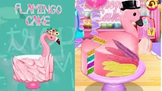 🦩🎂 Flamingo Cake | Unicorn Bakery Chef