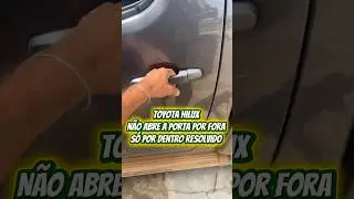 Problem with the Toyota Hilux door: Opens from the inside but not from the outside (SOLUTION) #wo...