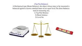 MEASUREMENT OF MASS