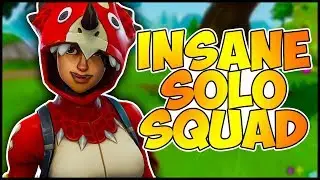 INSANE SOLO SQUAD WIN | Fortnite Battle Royale (Solid Gold V2)