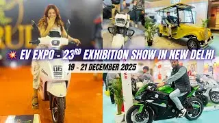 EV Expo 2025 Delhi 🇮🇳 | Future of Electric Vehicles in India | Bharat Mandapam | Mr. Rider10x