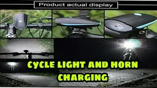 cycle light and horn charging| bike light with horn change sound|cycle light modified