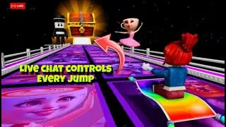 🛑 LIVE; Chat Controls Every Jump 💀 | Roblox Crazy Brainrot Glass Bridge 😮