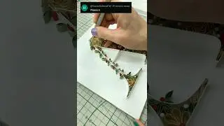Very beautiful 3d quilling lettering 