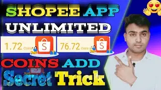 Shopee App Coins Add Secret Trick 2022 l Shopee Unlimited coins Add Old ID l Shopee Voucher add