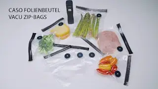 Vacu ZIP-Bags - Wiederverwendbare Zip-Beutel zum Vakuumieren von CASO Design