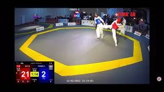 Aleksandra Perisic (SRB) Merve Nur Evci (TUR) Turkish Open Taekwondo 2022 67 kg FİNAL