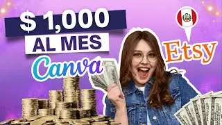 🚨COMO GANAR DINERO con CANVA vendiendo PRODUCTOS DIGITALES en ETSY 2025 🔥COMO VENDER en ETSY 2025 👇🎁