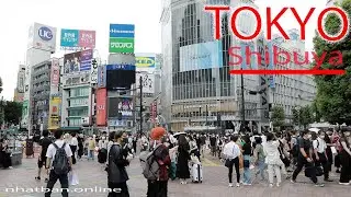Japan Tokyo Shibuya on windy day at summer - 東京渋谷 | 4K Japan Walk | #explorejapan #japan #4k