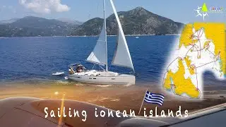 Sailing Ionean sea Greece 2023 | Dolphins - Quad tour Kefalonia -Bavaria Cruiser 45-Ship name: Bunty