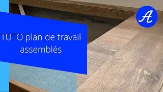 TUTO assemblage plan de travail #plandetravail #cuisine #agencement #finition