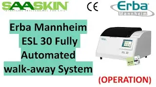 Erba Mannheim ESL 30 Fully Automated walk-away System |#190077 | Medical Analyzer | Operation |