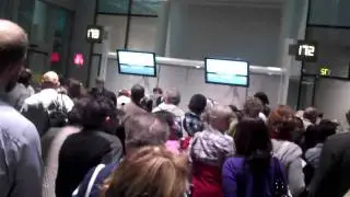 Chaos at Toronto International Airport Canada 8 June 2010