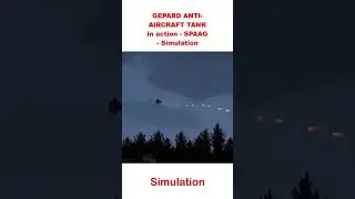 GEPARD ANTI AIRCRAFT TANK in action   SPAAG   Simulation