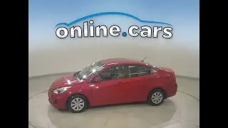 A41325GT Used 2015 Hyundai Accent Red Sedan Test Drive, Review, For Sale