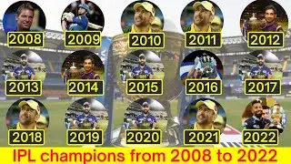 IPL champions list 2008 to 2022