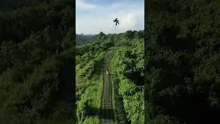 Brought my DRONE on a hike in BALI 😍🌿 | Campuhan Ridge Walk #shorts #bali #hiking #dronevideo
