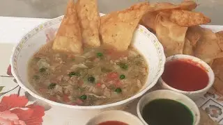 Papri soup👉🏻papad soup👉🏻پاپڑی سوپ
