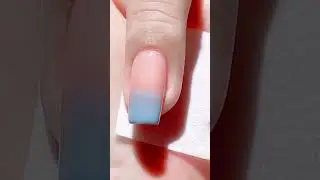 Nail Edge Ombre French Manicure - A way to use VAGA nail stamper! VAGA Tutorial