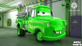 Cars Toon-Mater's Tall Tales-Rescue Squad Mater In Green Lowers