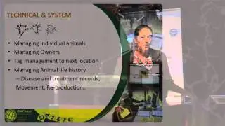 Practical live history recording of livestock to central database in Africa
