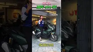 Honda Adv 160 Se seat height test 🔥 #darmamotor #honda #adv160 #seatheight #test #fyp #fypシ゚
