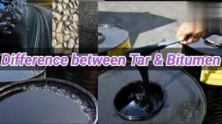 Difference Between Tar & Bitumen | Construction Materials | Road Design | Viscosity | Shiwani Jha