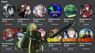 💰QUAL A MELHOR GAME PASS para COMPRAR no SWORDBLOX ONLINE? 🤔🔥 GUIA 2024 | ROBLOX!⚔️🎟️