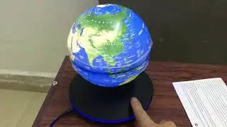 LED adjustment magnetic levitation floating globe www.coolsouq.com