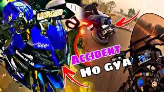 Crash ￼Ho Gaya ￼😭 || total loss, ￼R15v4💔 