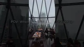 🌧️ Gotham City Vibes in London &ndash; Stunning Views at The Gherkin 🏙️ | Video Credits 🎥 @welshclarebit