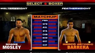 Shane Mosley vs  Marco Antonio FIGHT NIGHT 2004 (PS2) PCSX2 Gameplay 4K