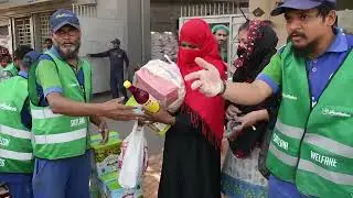 Ramadan aid distribution in Pakistan