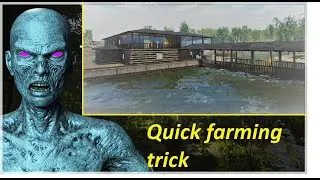 The  Infected - HOUSE BUILT OVER WATER - Quick Farming Tutorial, ideas, tips and tricks