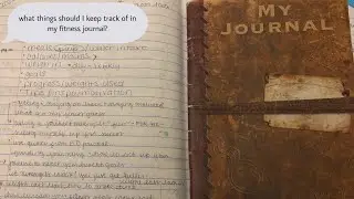 how to set up fitness journal to stay on track + 6 tips to reach your fitness goal✨ plan with me |