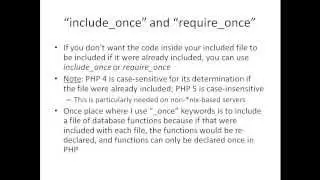Include Files and Functions Learn PHP in 14 days