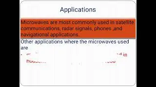 1.1 Microwave Frequency Band