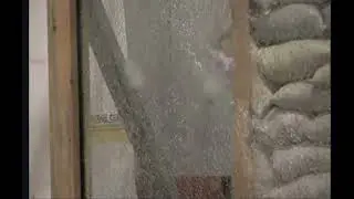 Geoshield 8mil Safety Film. Hurricane Testing. Louisiana State University.