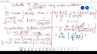 Integration of Complex valued function