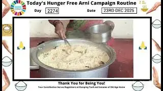 2274 Day Hunger Free Arni Campaign Routine 23 December 2025