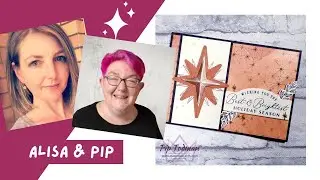 Stamping with Alisa and Pip - Stars At Night